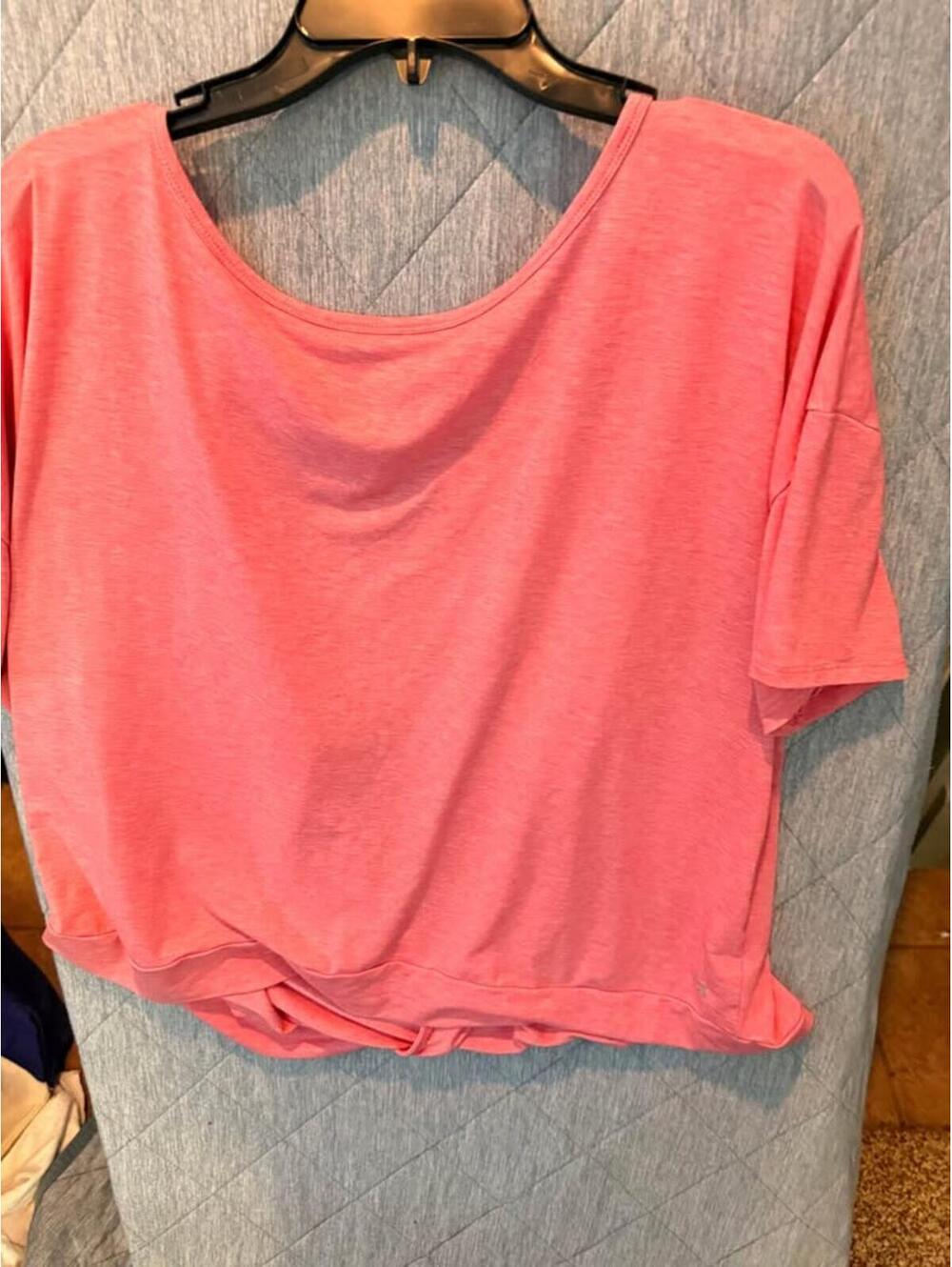 Pink active shirt